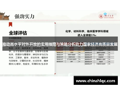 推动高水平对外开放的实用指南与策略分析助力国家经济高质量发展